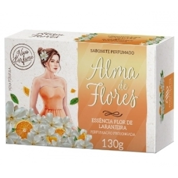 SAB ALMA DE FLORES 130G ESSENCIA FLOR DE LARANJEIRA