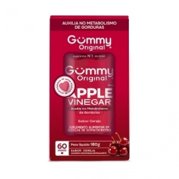 PASTILHA ALIM EM GOMA GUMMY 180G APPLE VINEGAR CEREJA