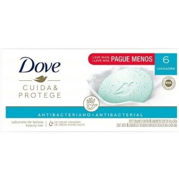 SAB DOVE 90GR CUIDA E PROTEGE ANTIBAC LV+ PG-