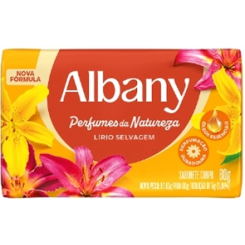 SAB ALBANY 80G PERFUMES DA NATUREZA LIRIO SELVAGEM