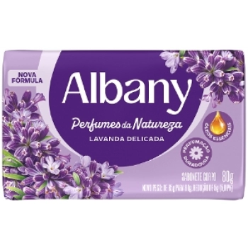 SAB ALBANY PERFUMES DA NATUREZA 80G LAVANDA DELICADA