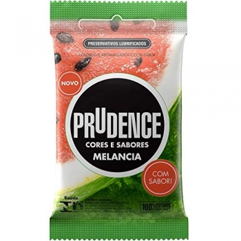 PRESERV PRUDENCE CORES E SABORES C/3 MELANCIA