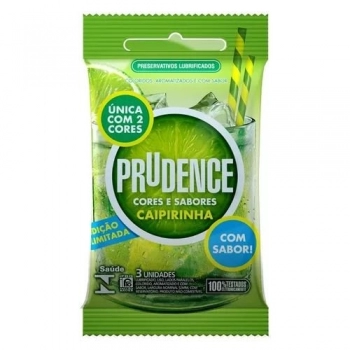 PRESERV PRUDENCE CORES E SABORES C/3 CAIPIRINHA