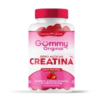 PASTILHA ALIM EM GOMA GUMMY C/90UN 315G CREATINA MORANGO