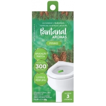 PAST SANITARIA ADESIVA PANTANAL AROMAS C/03UN 10G PINHO