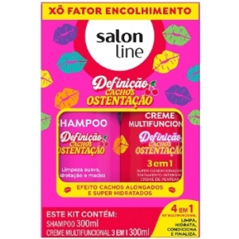 KIT SH+CR S LINE 300ML MULTY DEF CACHOS OSTENTACAO