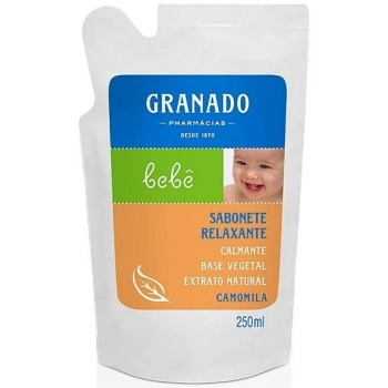 SAB LIQ BEBE GRANADO GLICERINA REFIL 250ML CAMOMILA