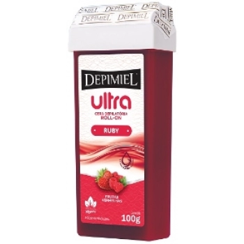 CERA DEPILATORIA ROLL ON DEPIMIEL 100G ULTRA RUBY
