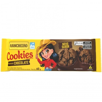 COOKIES RANCHEIRO 60G CHOCOLATE