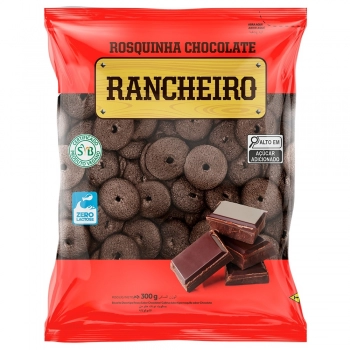 ROSQUINHA DE CHOCOLATE RANCHEIRO 300G