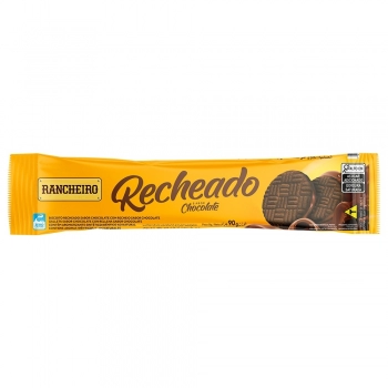 ROSQUINHA RECHEADA RANCHEIRO 90G CHOCOLATE