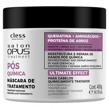 MASC TRAT SALON OPUS 400GR POS QUIMICA ARROZ NEGRO