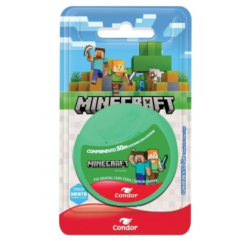 FIO DENTAL CONDOR 50M MINECRAFT MENTA