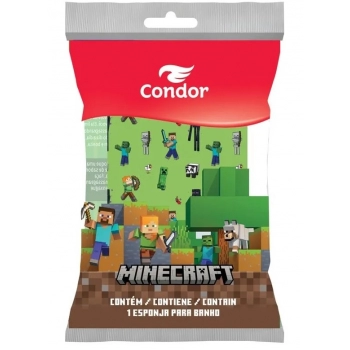 ESPONJA BANHO CONDOR MINECRAFT