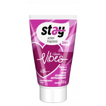 DES CR BISNAGA ANTITRANSPIRANTE STAY 50G TEEN GOOD VIBES