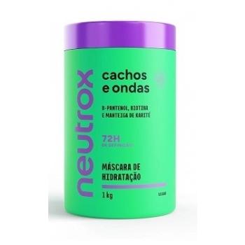 MASC HIDR NEUTROX CACHOS E ONDAS 1KG D PANTENOL/BIOTINA/MANT DE KARITE