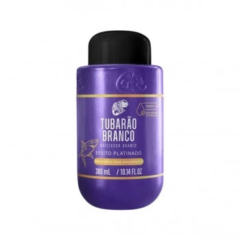 MATIZ PRONTO USO BRANCO KAMALEAO 300ML TUBARAO BRANCO EFEITO PLATINADO