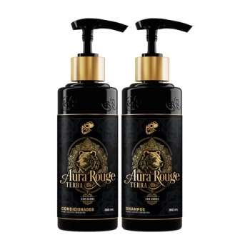 KIT SH+COND 300ML KAMALEAO AURA ROUGE TERRA