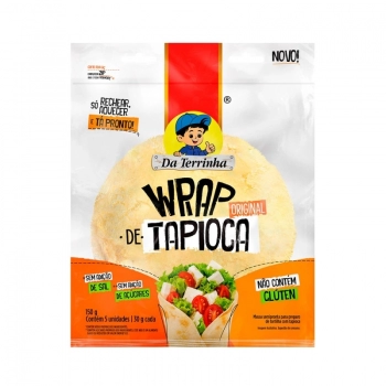 WRAP DE TAPIOCA DA TERRINHA 150G ORIGINAL CX 12.0