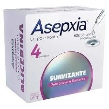 KIT SAB ASEPXIA C/4 85G SUAVIZANTE