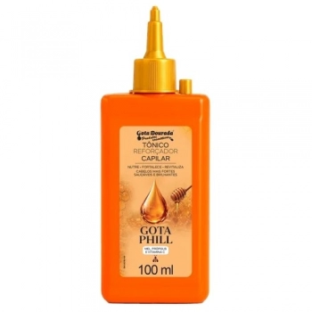 TONICO CAP GOTA PHILL GOTA DOURADA FORTALECIMENTO 100ML MEL/PROPOLIS/VITC
