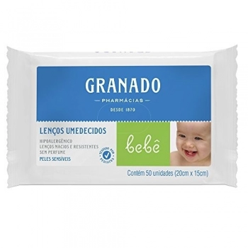 LENCOS UMED GRANADO BEBE PELES SENSIVEIS C/50
