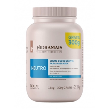 CR DE MASSAGEM HIDRAMAIS 1,8KG + GTS 300G NEUTRO