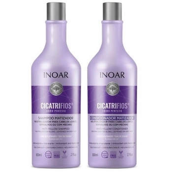 KIT INOAR SH+COND 800ML CICATRIFIOS LOIRO PERFEITO