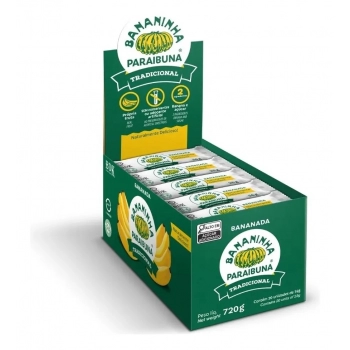 DISPLAY BANANINHA C/20 36G C/ ACUCAR