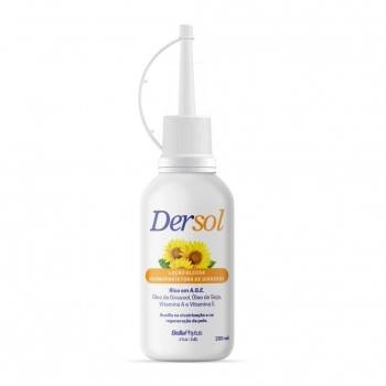 LOCAO OLEOSA DERMOPROTETORA DERSOL BELLAPHYTUS 200ML GIRASSOL