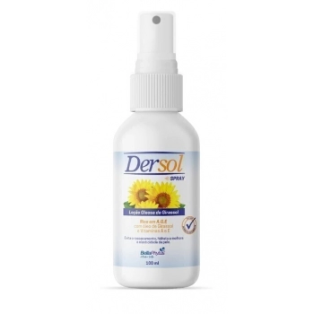 LOCAO OLEOSA DERMOPROTETORA DERSOL BELLAPHYTUS 100ML GIRASSOL SPRAY