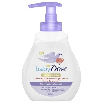 SAB DOVE BABY 200ML LÍQ DE GLICERINA HIDRATAÇÃO RELAXANTE