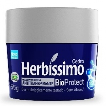 DES CR HERBISSIMO 55G BIO PROTECT CEDRO AZUL