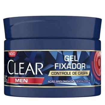GEL FIXADOR CLEAR MEN 300GR CONTROLE DE CASPA