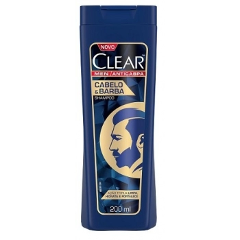 SH CLEAR MEN 200ML ANTICASPA CABELO & BARBA