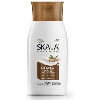 HIDR CORPORAL SKALA 400ML AMENDOAS DOCE