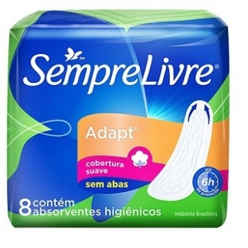 ABS SEMPRE LIVRE ADAPT C/8 S/ABAS SUAVE