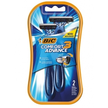APAR BARBEAR BIC COMFORT 3 C/2 PELE NORMAL AZUL