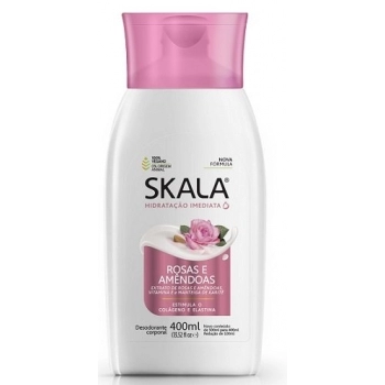 HIDR CORPORAL SKALA 400ML ROSAS E AMENDOAS