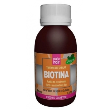 OLEO CAP NATU HAIR 60ML BIOTINA