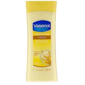 LOCAO VASENOL 400ML HIDR TOTAL NUTRICAO AVEIA PURA