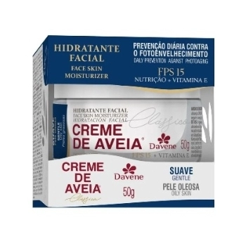 HIDR FACIAL CREME DE AVEIA DAVENE 50GR SUAVE OLEOSA