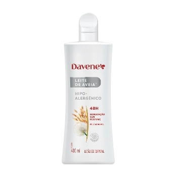HIDR CORPORAL LEITE DE AVEIA DAVENE 400ML HIPOALERGENICO PELE SENSIVEL