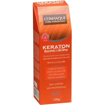 TONALIZANTE BANHO BRILHO KERATON 100GR COBRE AVERMELHADO