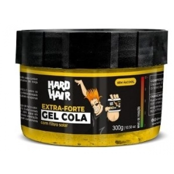GEL COLA HARD HAIR 300G EXTRA FORTE AMARELO