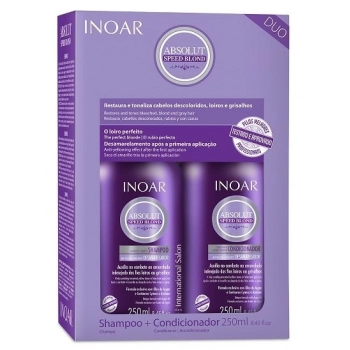 KIT INOAR SH+COND 250ML ABSOLUT SPEED BLOND