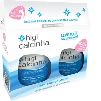 KIT HIGI CALCINHA C/2 SABOES CR 300ML TRADICIONAL