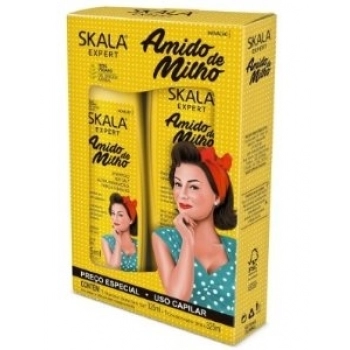KIT SKALA SH+COND 325ML AMIDO DE MILHO