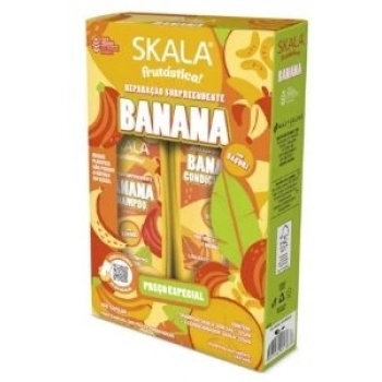 KIT SKALA SH+COND 325ML BOMBA BANANA E BACURI