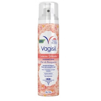 DES INTIMO VAGISIL ESSENCIAS DELICADAS 75ML FLOR DE PESSEGUEIRO